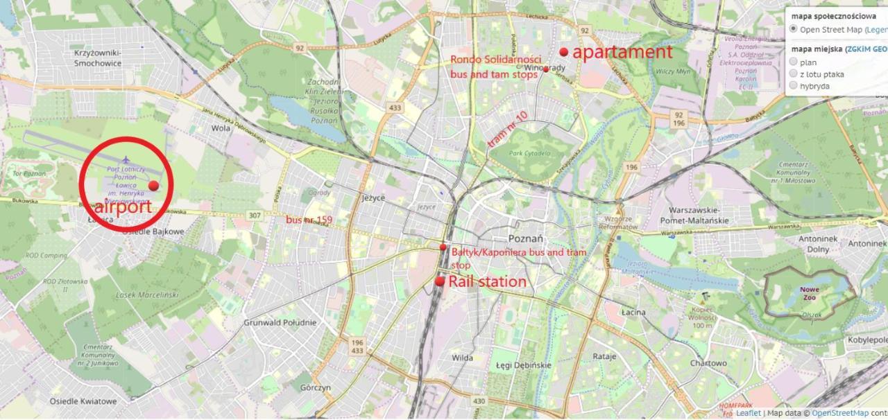 פוזנן Apartament Paderewski מראה חיצוני תמונה